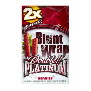 Blunt Wrap Baies de Platine 25 x 2