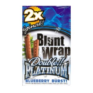Blunt Wrap Platinum Blueberry 25 x 2