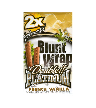 Blunt Wrap Platinum French Vanilla 25 x 2
