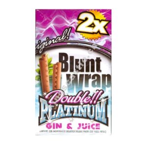Blunt Wrap Platinum Gin & Juice 25 x 2