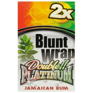 Blunt Wrap Platinum Jamaican Rum 25 x 2