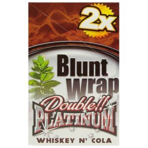 Blunt Wrap Platinum Whisky Cola 25 x 2
