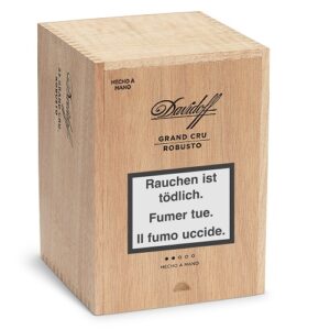 Davidoff Grand Cru Robusto 25 crate of cigars