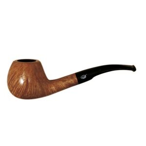 Davidoff Apple Half Bent 405 light brown natural polished pipe