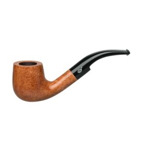 Davidoff Pot Bent 401 marron clair naturel poli tuyau 9mm