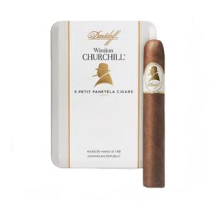 Davidoff Winston Churchill Petit Panatela 5 Étui Cigares