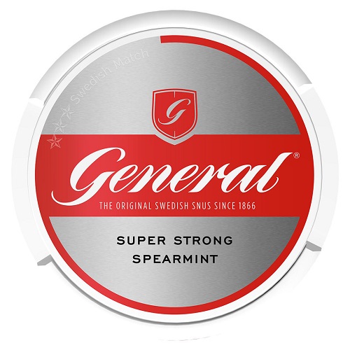 General Super Strong Spearmint Snus