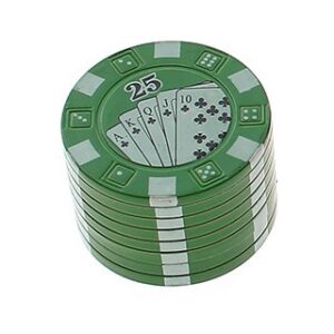 Grinder Poker grün 3 - teilig