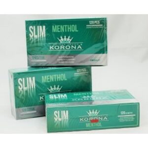 Manicotti filtranti Korona Slim Mentohol 120 pz.