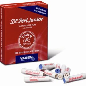 Vauen Dr. Perl Junior Aktive Kohle 9 mm 100 Stück Pfeifenfilter