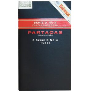 Partagas Serie D No. 4 Tubos Série 3 Étui Cigares