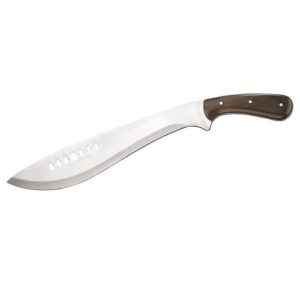 Machette Herbertz argent avec manche en bois