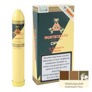 Montecristo Open Regata Alutubos 3 Series Case Cigars