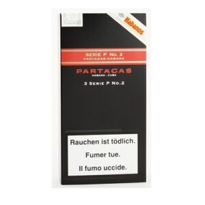 Partagas Series P No. 2 Tubos 3 er Case Cigars