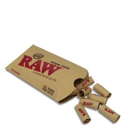RAW Wide Prerolled Tips