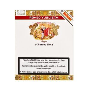 Romeo Y Julieta No. 2 Alutubos 5 er Case Cigares