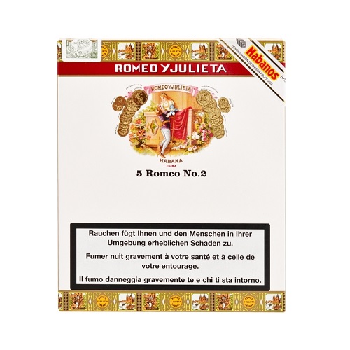 Romeo Y Julieta No. 2 Alutubos 5 er Etui Zigarren