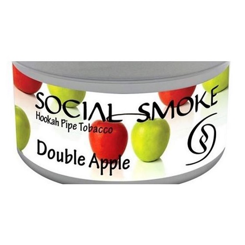 Social Smoke Double Apple Hookah Tobacco 1000 gr.