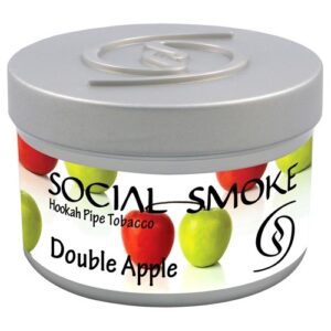Social Smoke Doppio Tabacco Narghilè Mela 250 gr.
