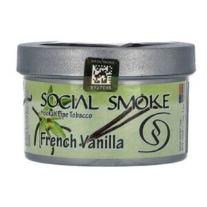 Social Smoke Français Vanille Narguilé Tabac 100 gr.