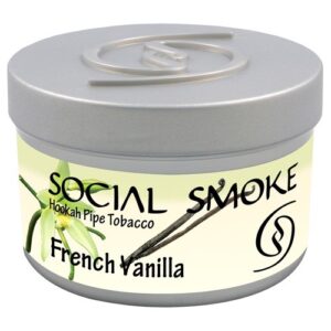 Social Smoke French Vanilla Hookah Tobacco 250 gr.