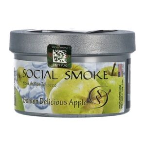 Social Smoke Golden Delicious Apple Hookah Tabac 100 gr.