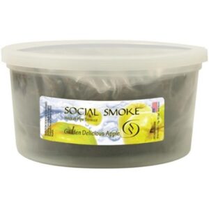 Social Smoke Golden Delicious Tabacco Narghilè alla Mela 1000 gr.
