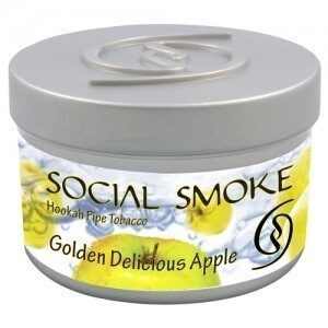 Social Smoke Golden Delicious Tabacco Narghilè alla Mela 250 gr.
