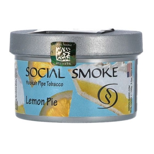Social Smoke Lemon Pie Narguilé Tabac 100 gr.