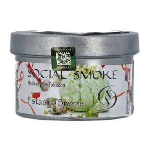 Social Smoke Pistache Breeze Narguilé Tabac 100 gr.
