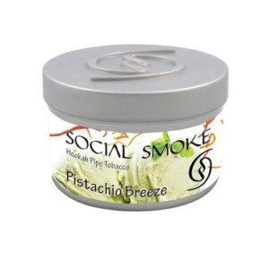 Social Smoke Pistache Breeze Narguilé Tabac 250 gr.