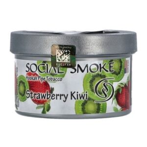 Social Smoke Fraise Kiwi Shisha Tabac 100 gr.