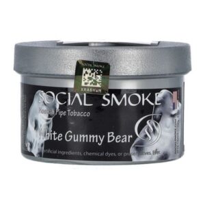 Social Smoke White Gummy Bear Hookah Tobacco 100 gr.