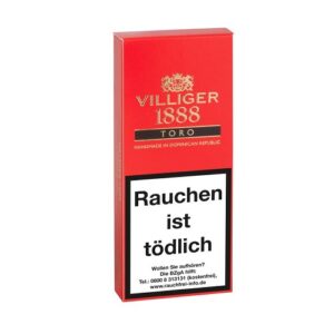 Villiger 1888 Toro 3 er Case Cigares