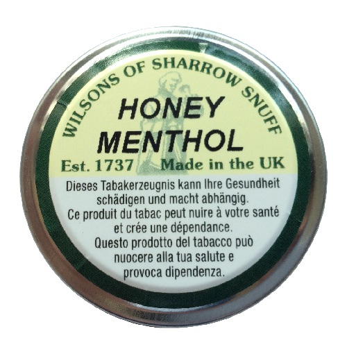 Wilsons Honey Menthol  BEE 5gr. Snuff Schnupftabak
