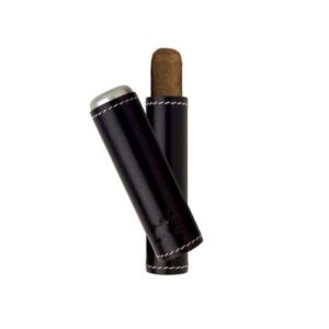 Xikar Cigar Case Envoy Leather black 1 Cigar