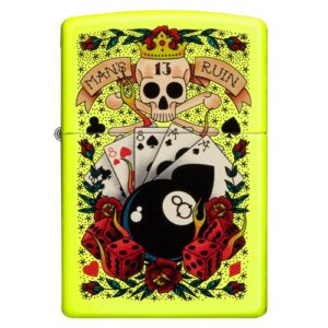 Zippo 8 Ball Tattoo Design Feuerzeug