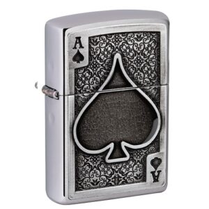 Zippo Ace of Spades Emblem Design Feuerzeug