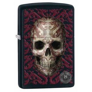 Zippo Anne Stokes Skull with Tribal Lighter