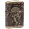 Zippo Armor Case Skull antique brass Feuerzeug