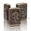 Zippo Armor Case Skull antique brass Feuerzeug – Bild 2