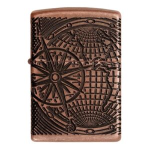 Zippo Armor Case World Map Design Feuerzeug