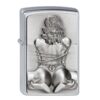 Zippo Bondage Girl accendino cromato spazzolato