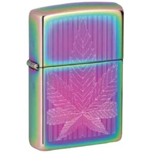 Zippo Cannabis Leaf arcobaleno Accendino