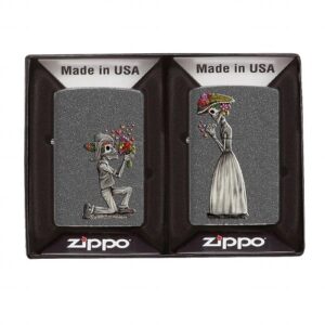 Zippo Day of Dead Combi stone Feuerzeug