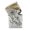 Zippo Eagle Sun Fly brushed chrome lighter