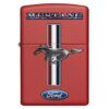 Zippo Ford Mustang red matte lighter