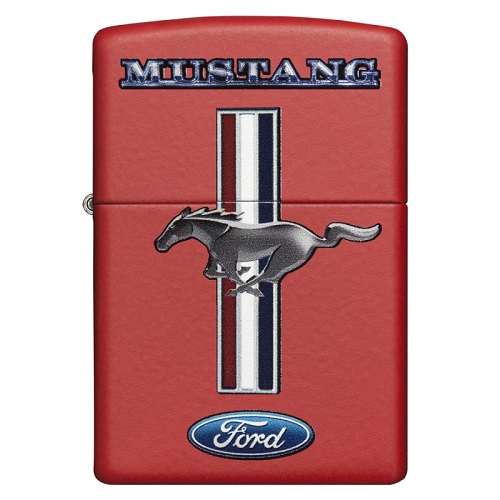 Zippo Ford Mustang red matte Feuerzeug
