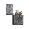 Zippo Gecko Emblem gray Lighter - Image 2