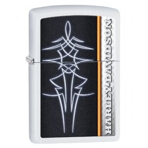 Zippo Harley Davidson Tribal bianco opaco più chiaro